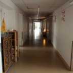 Volunteer work in an old hospital building!