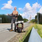 Hitchhiking in Finland: Oulanka National Park (on the way)