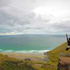 Hitchhiking in Norway: Kvalvika Beach