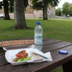 Hitchhiking in Sweden: Vadstena
