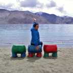 Hitchhiking in India: Pangong Tso