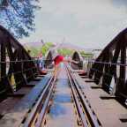 Hitchhiking in Thailand: The River Kwai Bridge